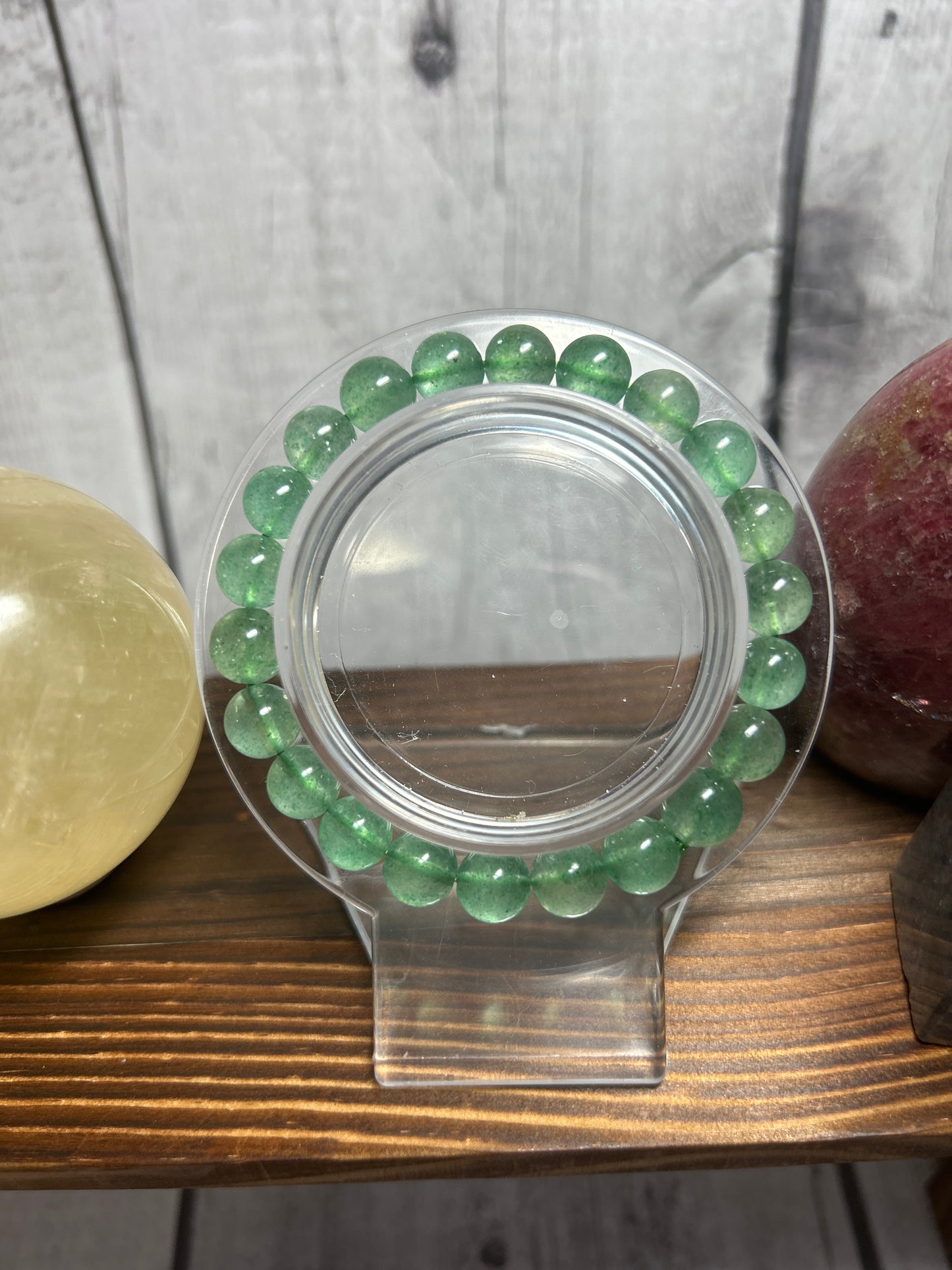 8mm Green Strawberry Quartz