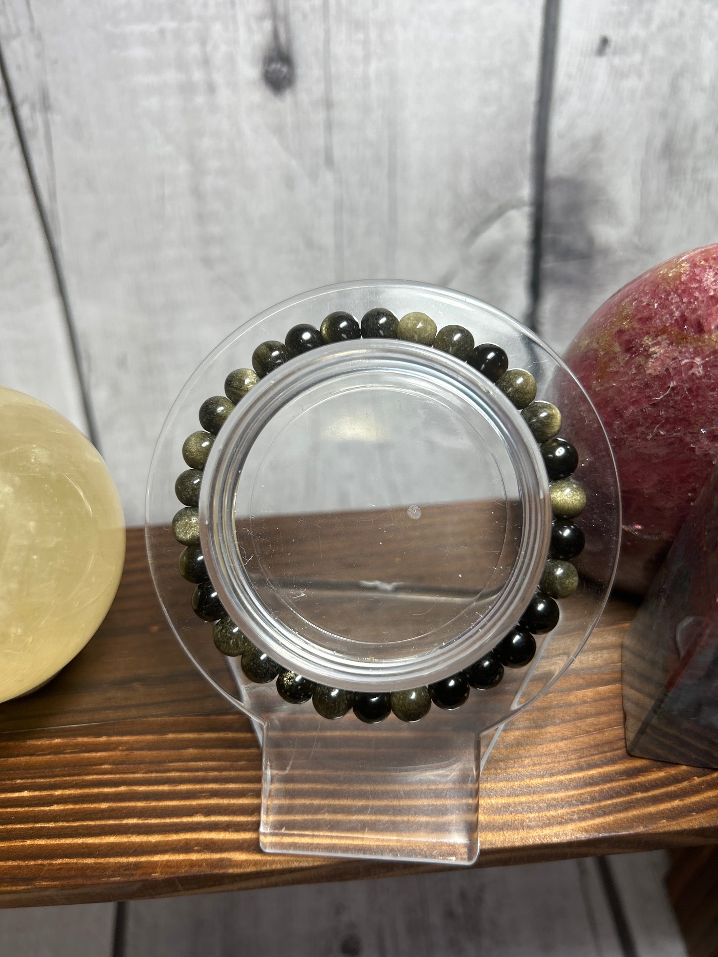 4mm Golden Sheen Obsidian