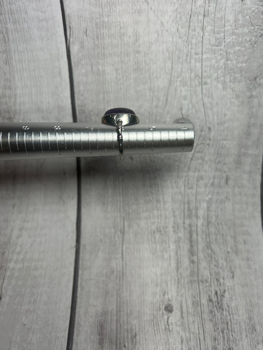 Statement Amethyst Adjustable Ring