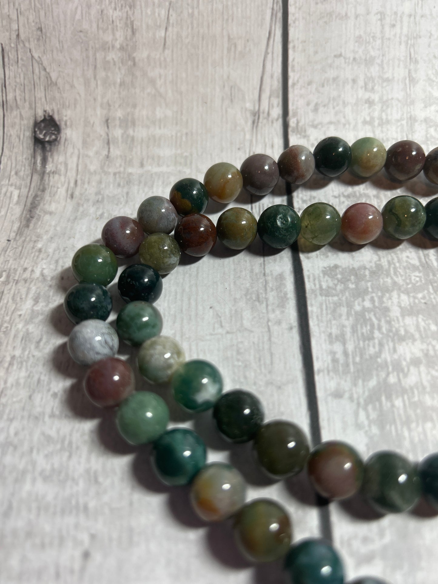 India Agate Lanyard 10mm