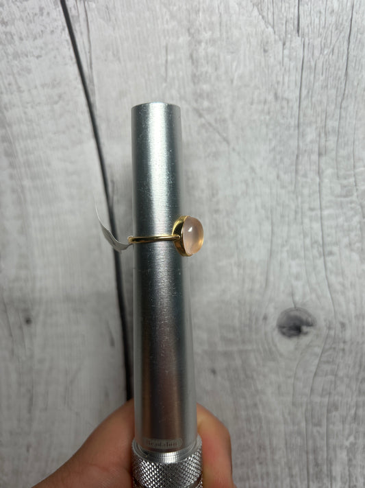 Starlight Rose Quartz S925 Adjustable Ring