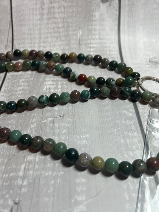 India Agate Lanyard 10mm
