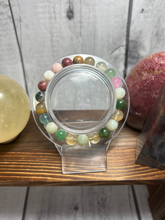 8mm Crystal Mix Bracelet