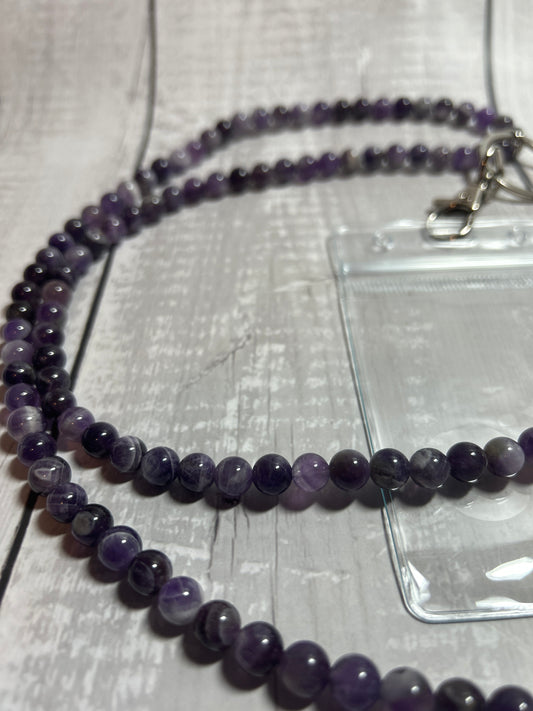 8mm Dream Amethyst Lanyard