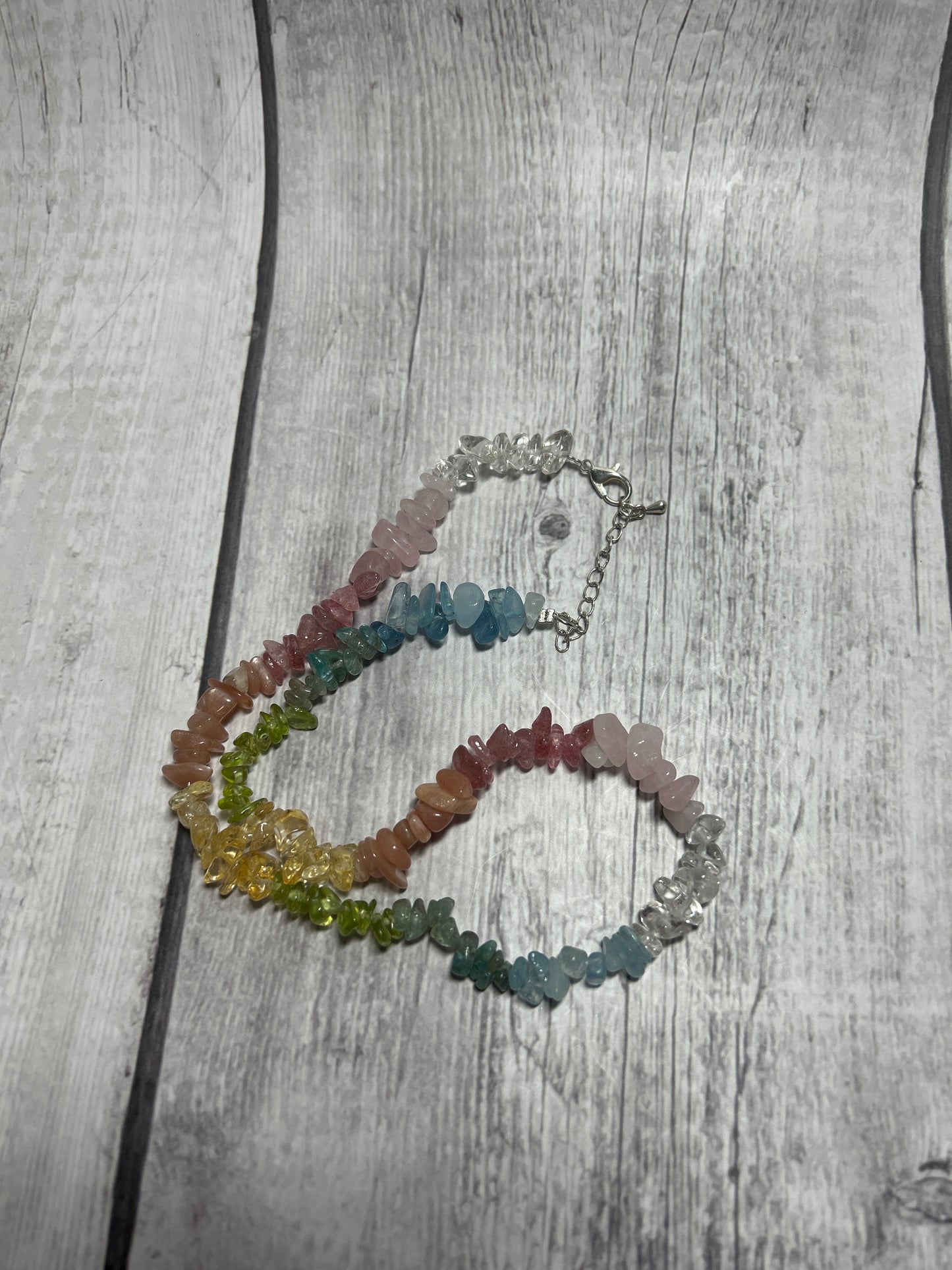 Rainbow Chips Necklace