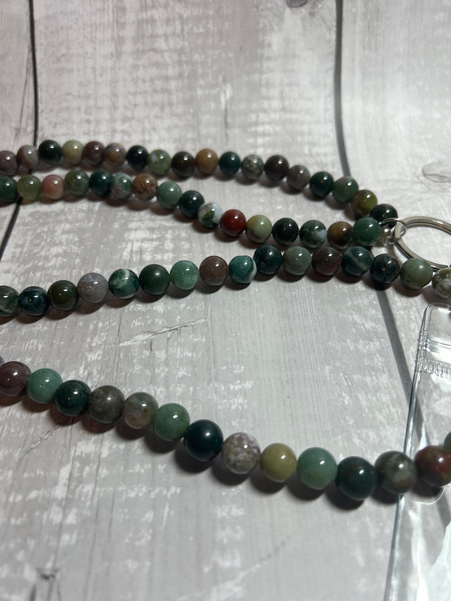 India Agate Lanyard 10mm